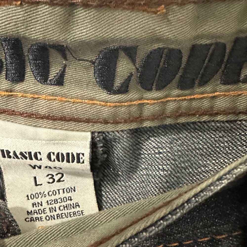 Basic Code Men's Jeans Size W40 X L32 Y2K - image 3