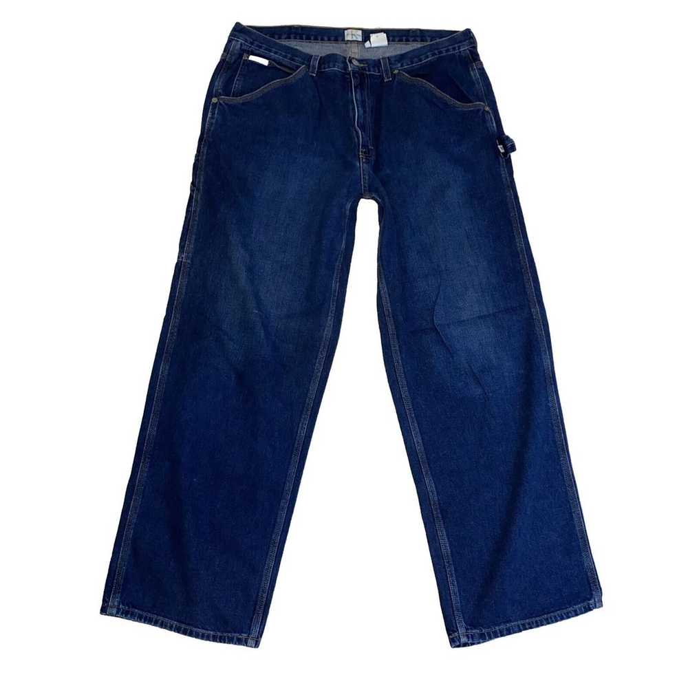 Calvin Klein Jeans Men's 38x31” Blue Vintage 1990… - image 1