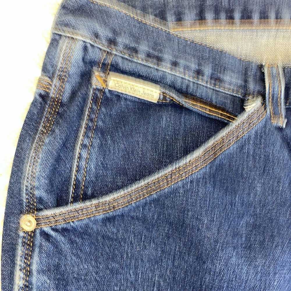 Calvin Klein Jeans Men's 38x31” Blue Vintage 1990… - image 4