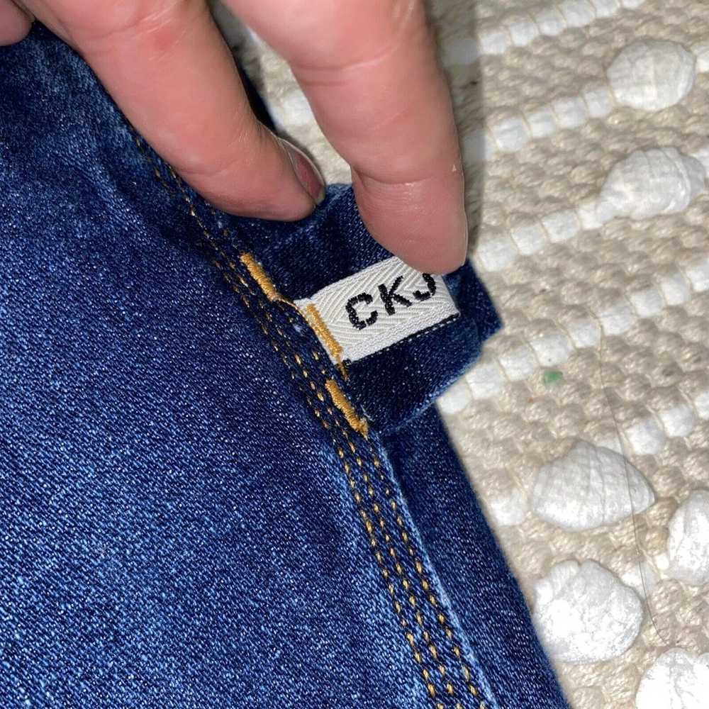 Calvin Klein Jeans Men's 38x31” Blue Vintage 1990… - image 5