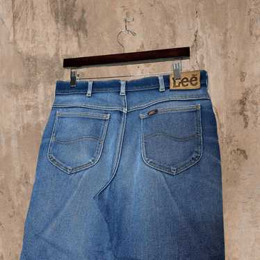 Vintage Lee MR Jeans Relaxed Fit Insanely Faded D… - image 1