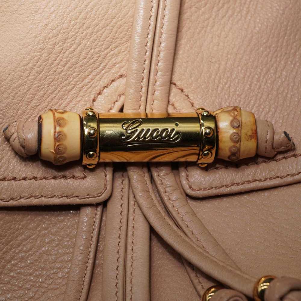 Gucci Bamboo Bullet leather handbag - image 6