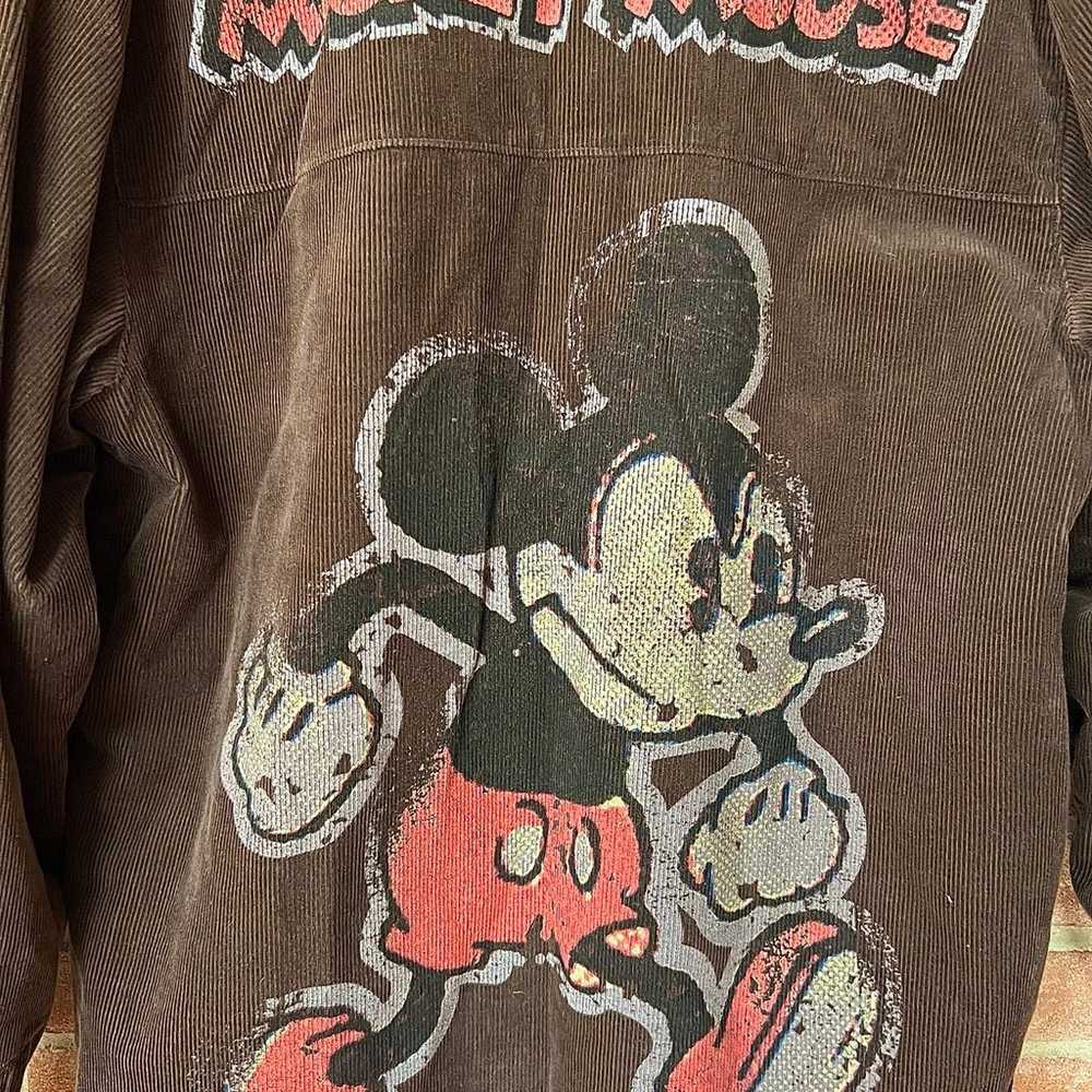 DISNEY Mickey Mouse Corduroy Barn Chore Jacket - image 2