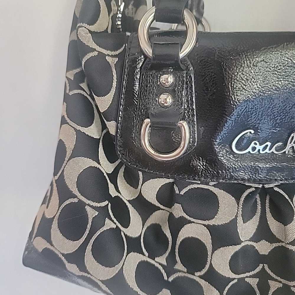 Coach black Ashley bag and wallet - image 3