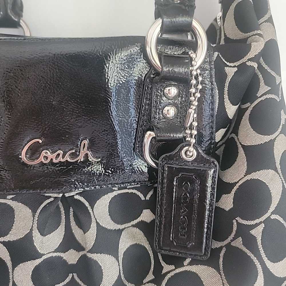 Coach black Ashley bag and wallet - image 5
