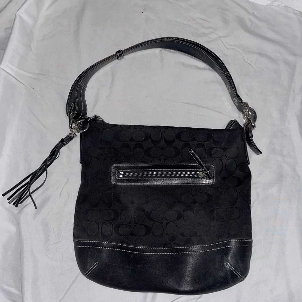 Black coach purse - image 1