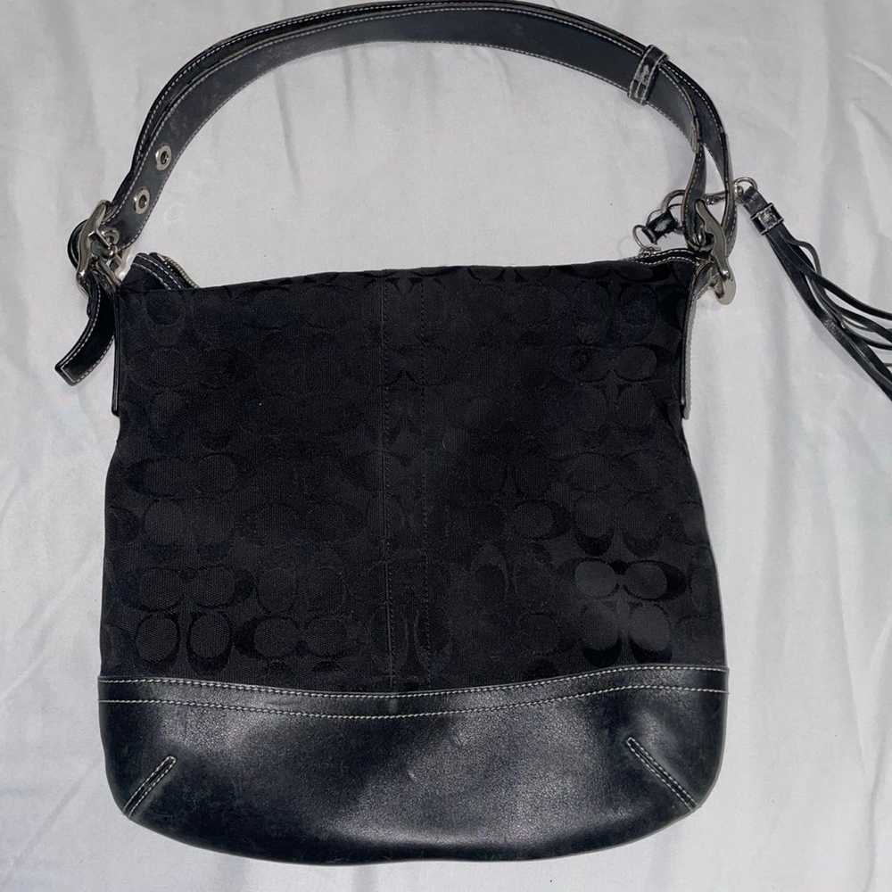Black coach purse - image 2