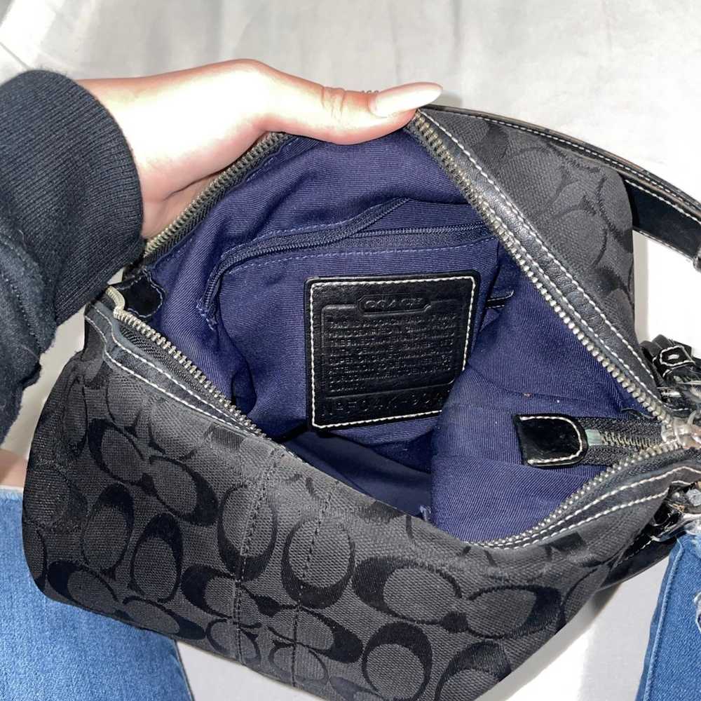 Black coach purse - image 3