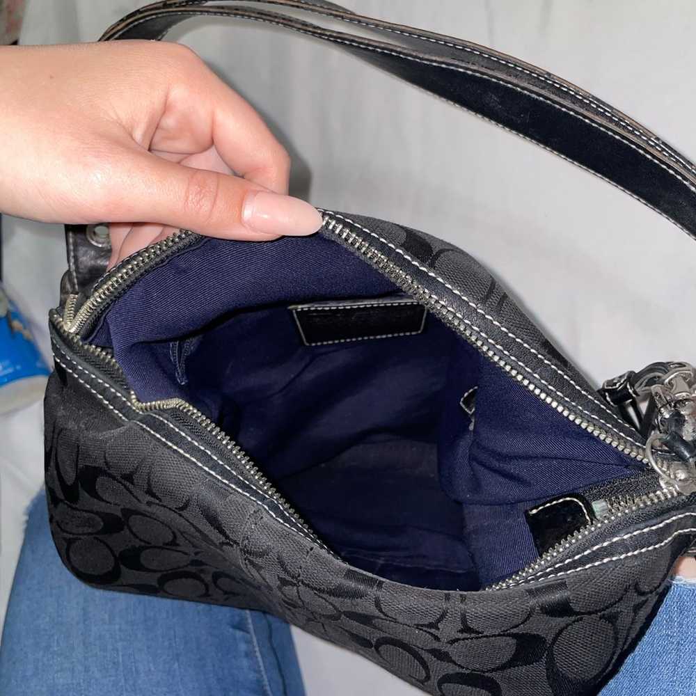 Black coach purse - image 4