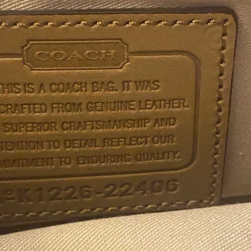 Coach Penny Archive Leather Crossbody Purse #F224… - image 7