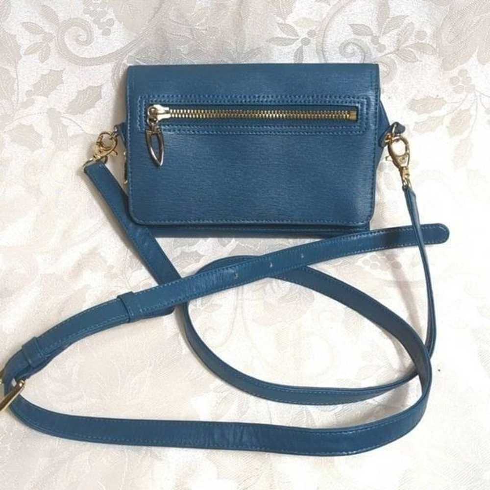 Tusk Blue Green Jewell Color Crossbody Bag - image 4