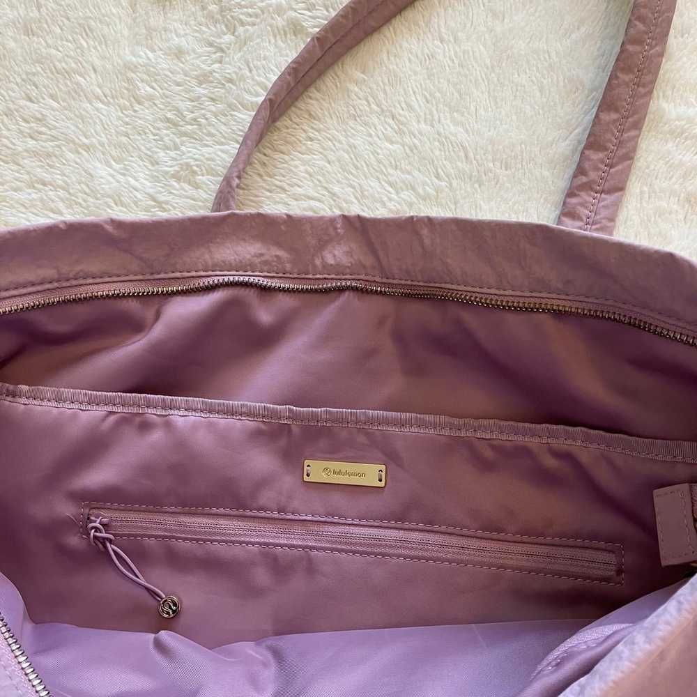 Lululemon On My Level Tote Bag Large 15L Pink Ant… - image 7