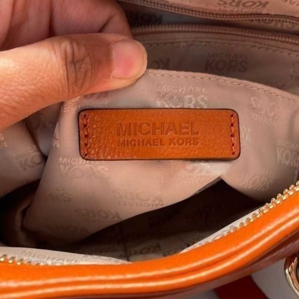Michael Kors Bag Crossbody Burnt Orange Convertib… - image 5