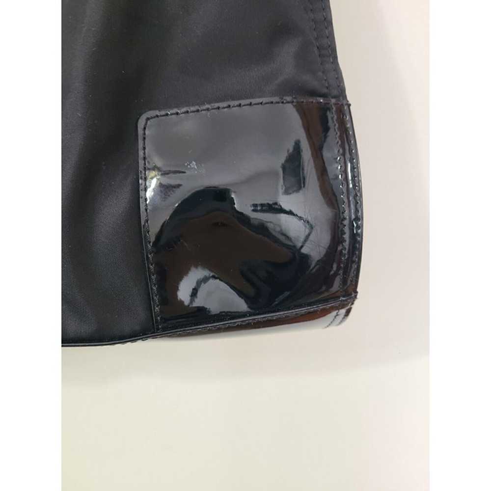 Tory Burch Ella Black Nylon Patent Leather Trim L… - image 4