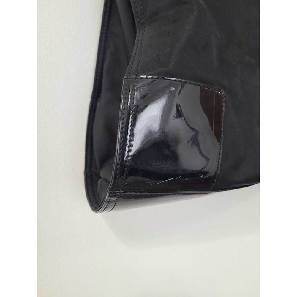 Tory Burch Ella Black Nylon Patent Leather Trim L… - image 6