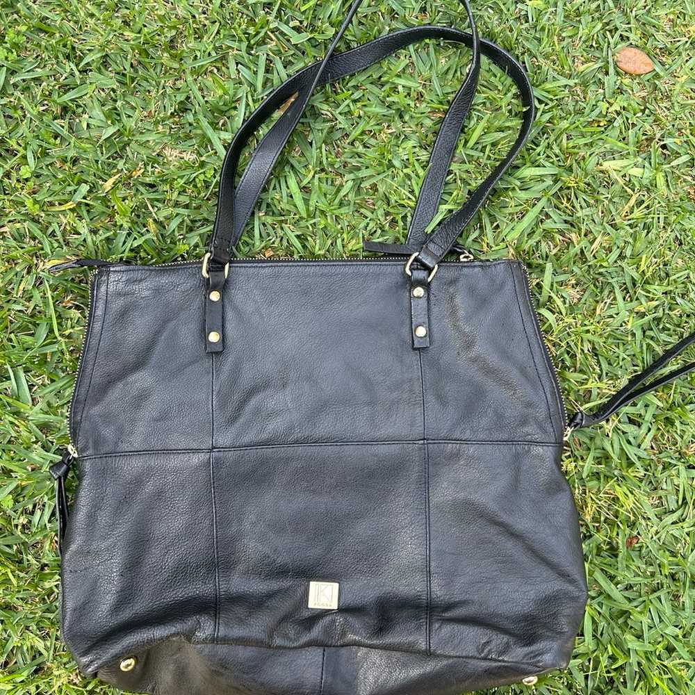 Leather tote bag - image 2