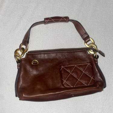Vintage Juicy Couture Brown Leather Shoulder Bag