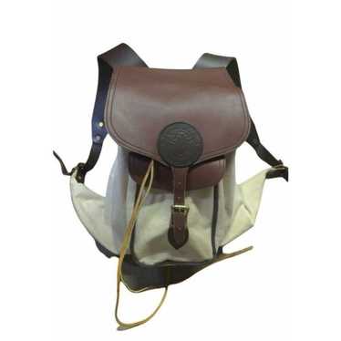 Duluth Pack Rucksack Backpack Leather Brown Beige 