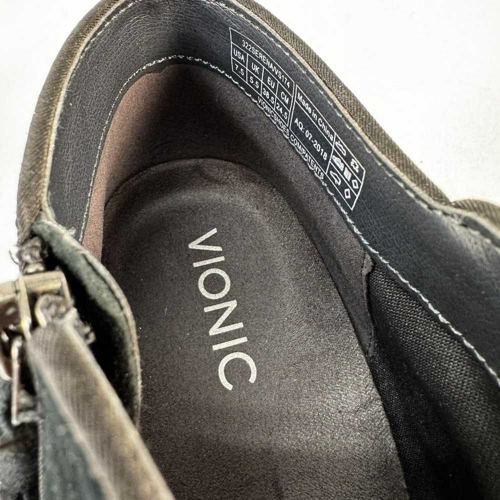Vionic Serena Black Suede Comfort Side Zip Boots … - image 11
