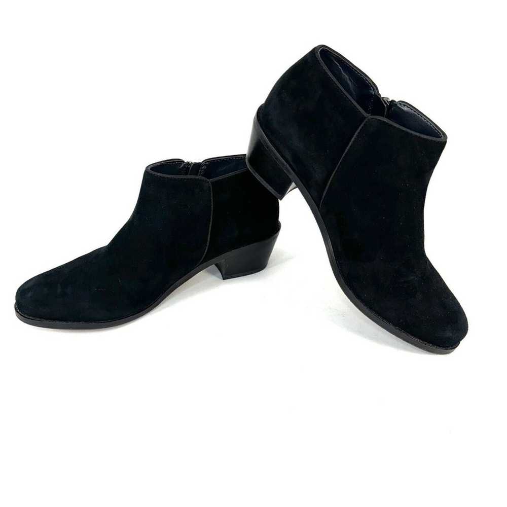 Vionic Serena Black Suede Comfort Side Zip Boots … - image 1