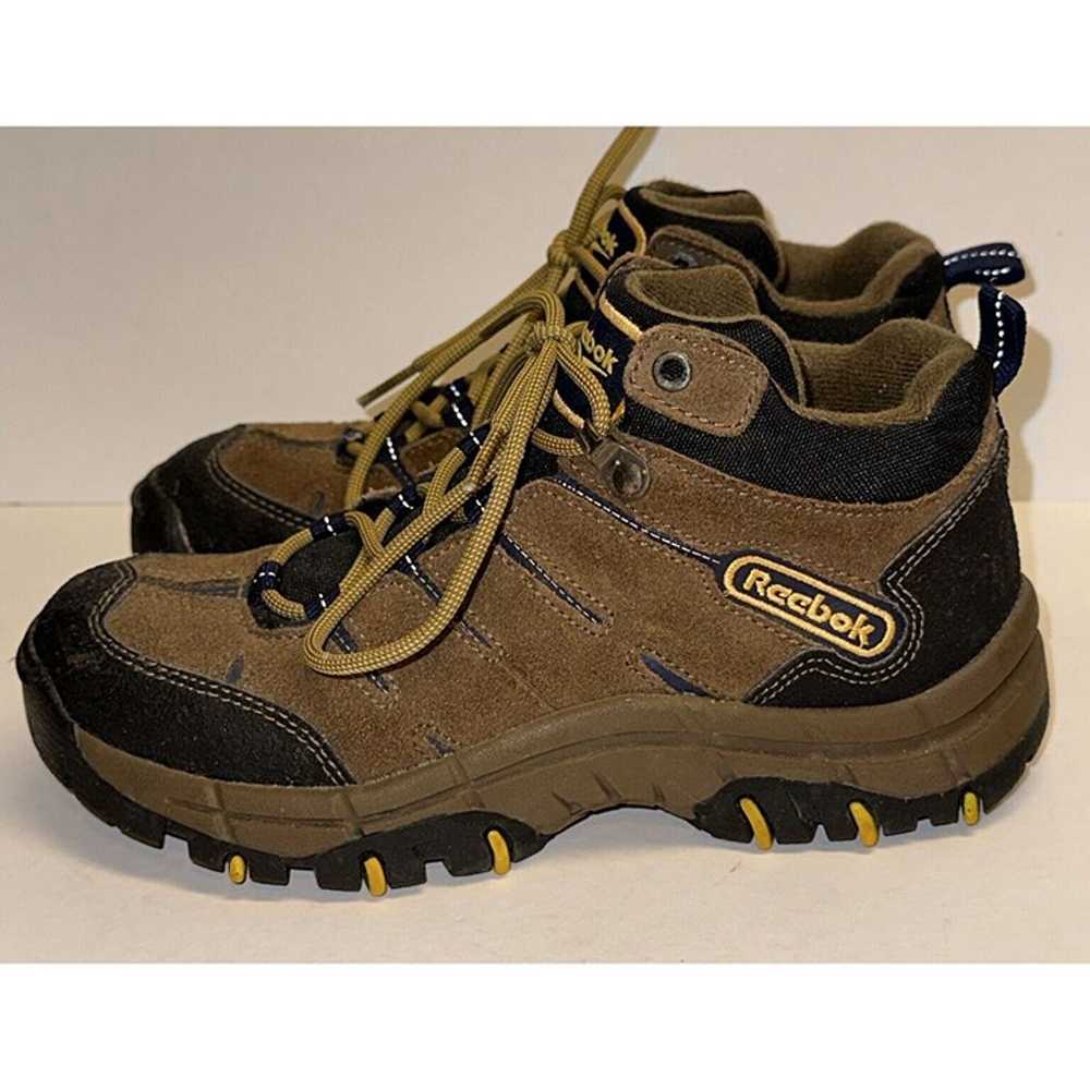 Reebok Vintage Brown Black Hiking Boots size 4 - image 1