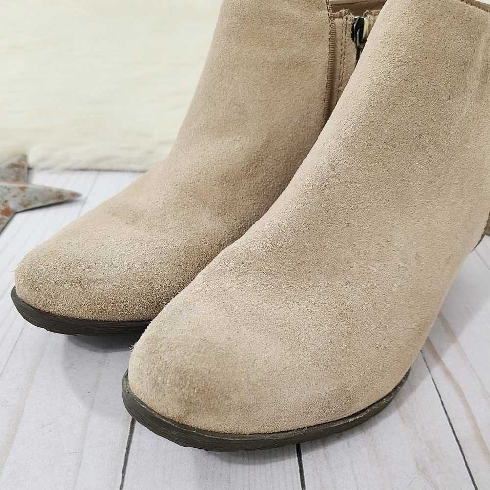 Blondo Villa waterproof suede ankle boots Sand si… - image 6