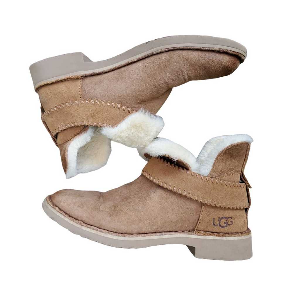 Ugg McKay Boots Chestnut Brown Shearling Lined Wo… - image 11