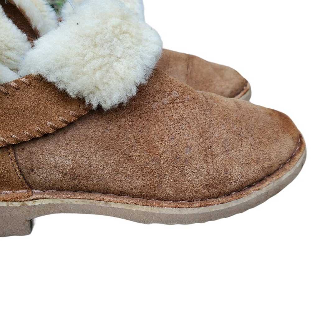 Ugg McKay Boots Chestnut Brown Shearling Lined Wo… - image 2