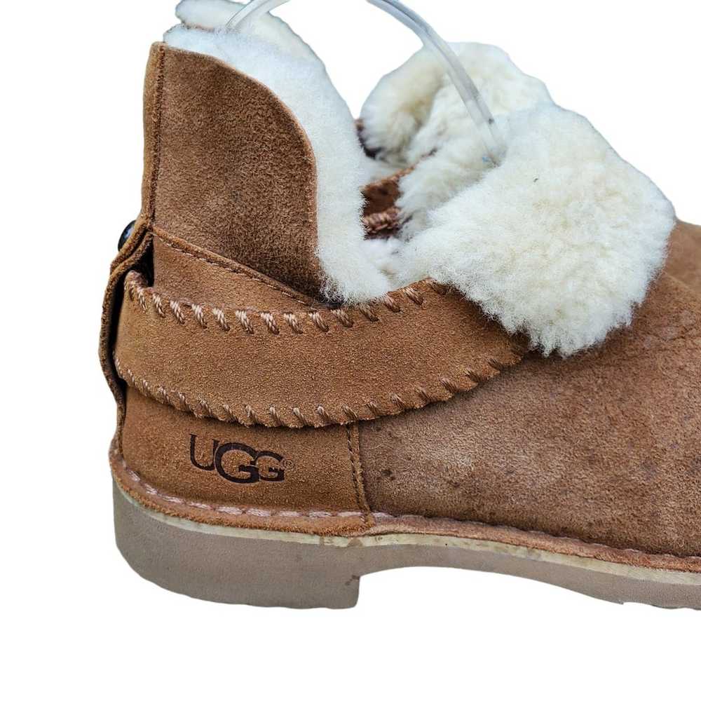 Ugg McKay Boots Chestnut Brown Shearling Lined Wo… - image 3