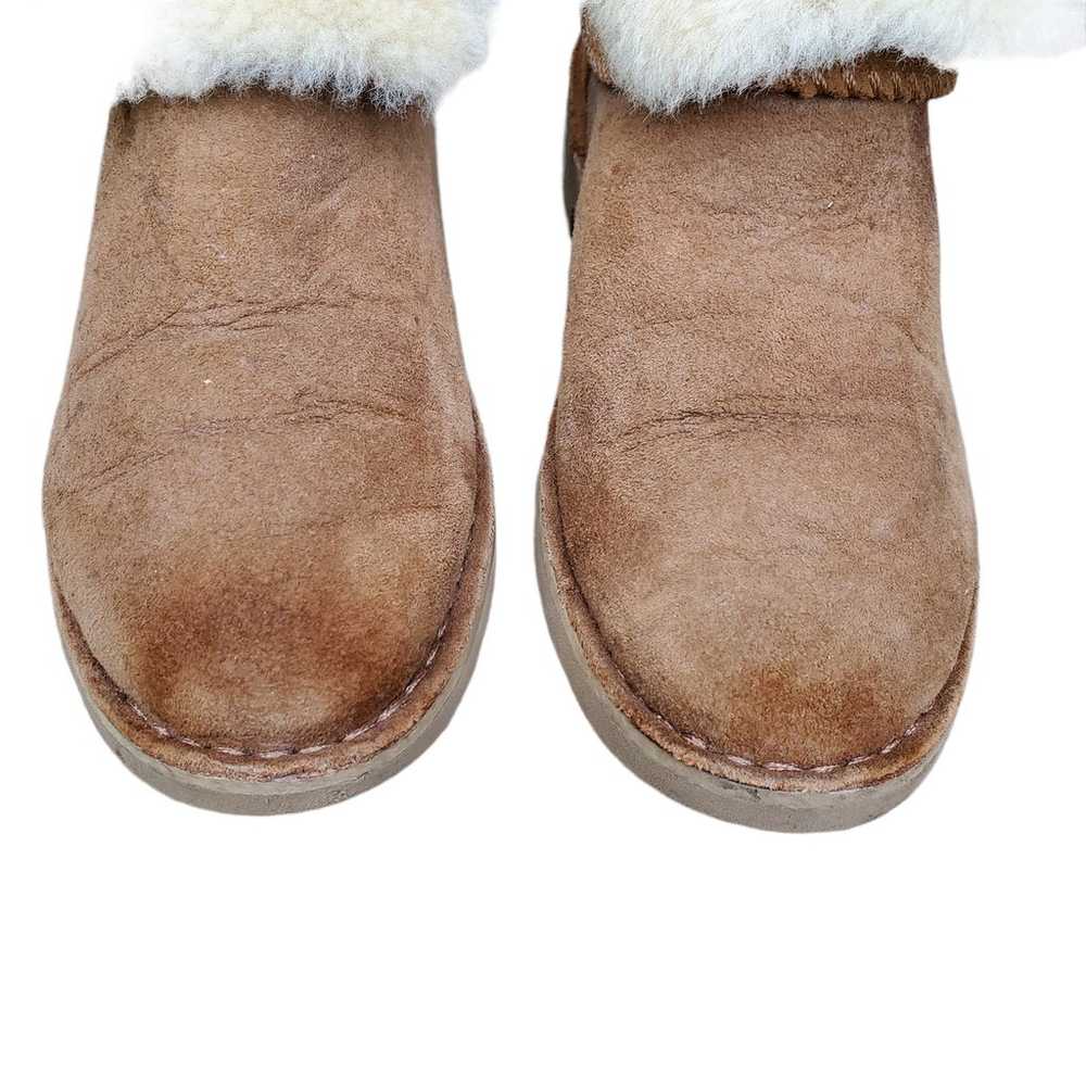 Ugg McKay Boots Chestnut Brown Shearling Lined Wo… - image 6