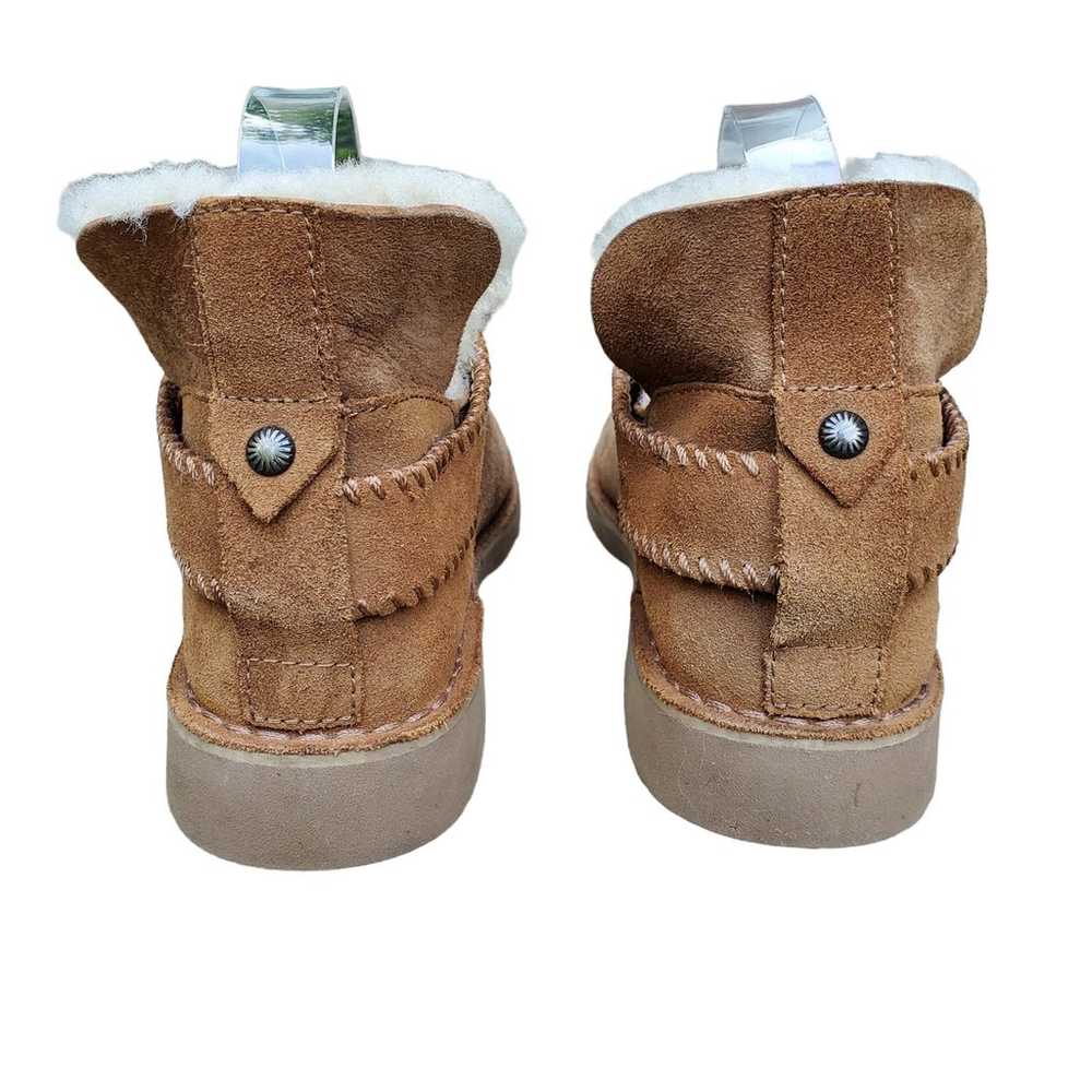 Ugg McKay Boots Chestnut Brown Shearling Lined Wo… - image 7