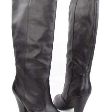 Dolce Vita Leather Boot Tall Knee High Black Leat… - image 1