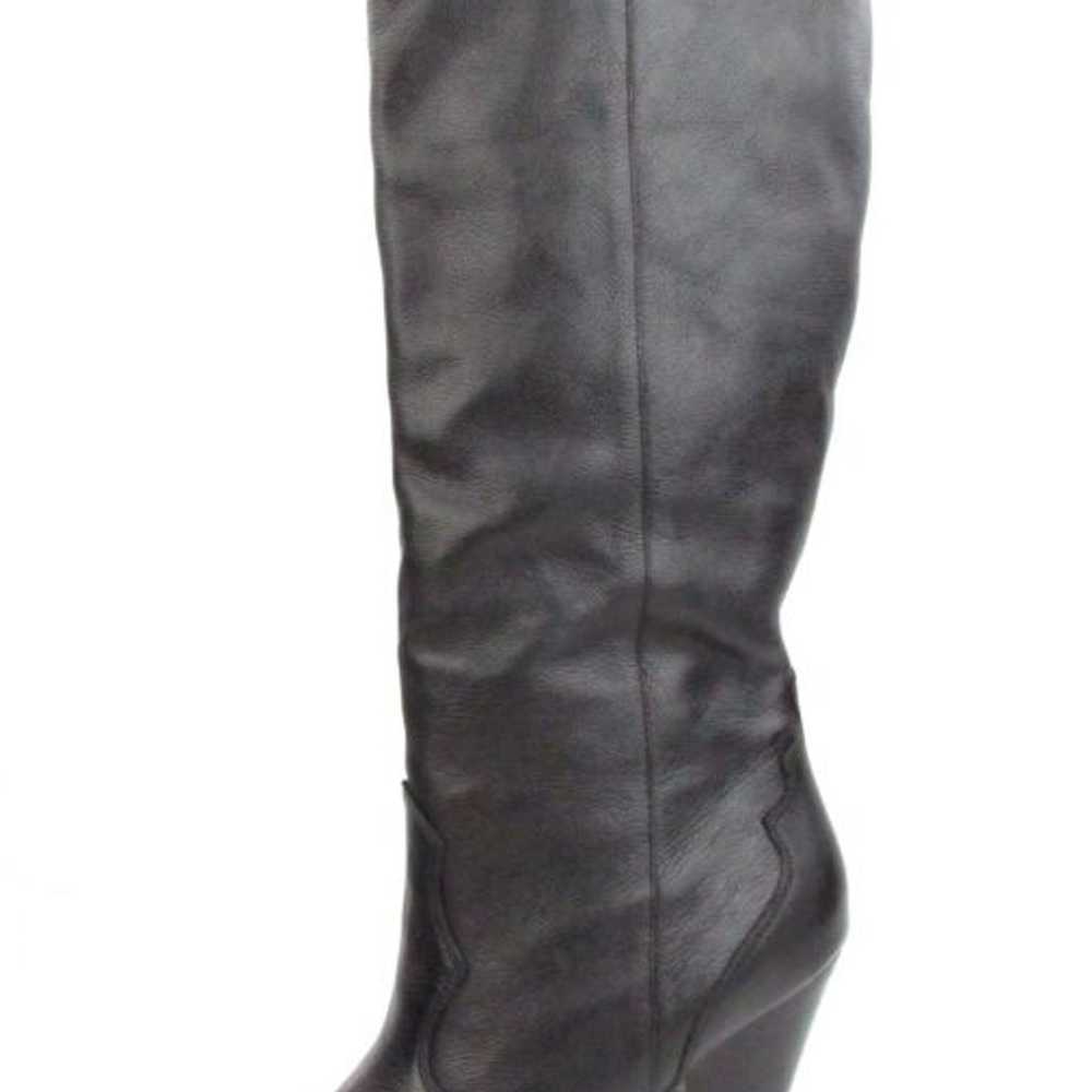 Dolce Vita Leather Boot Tall Knee High Black Leat… - image 4