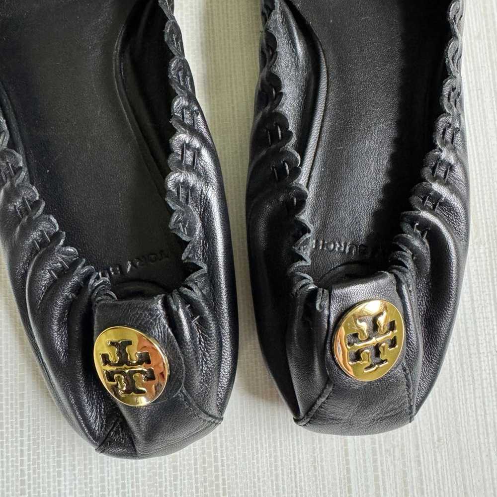 TORY BURCH Leather Bow Accents Ballet. - image 3
