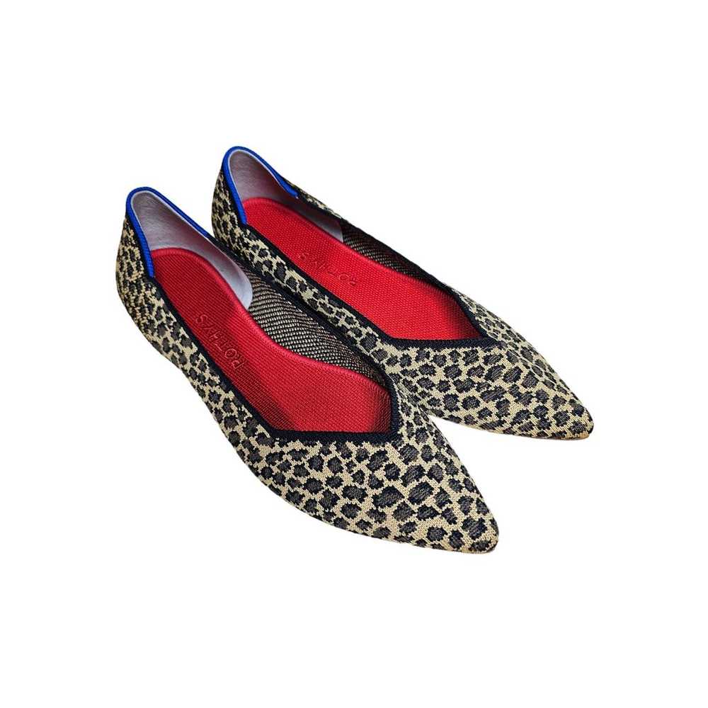 NWOB Rothy's Leopard Ballerina Pointy Flats ladie… - image 10