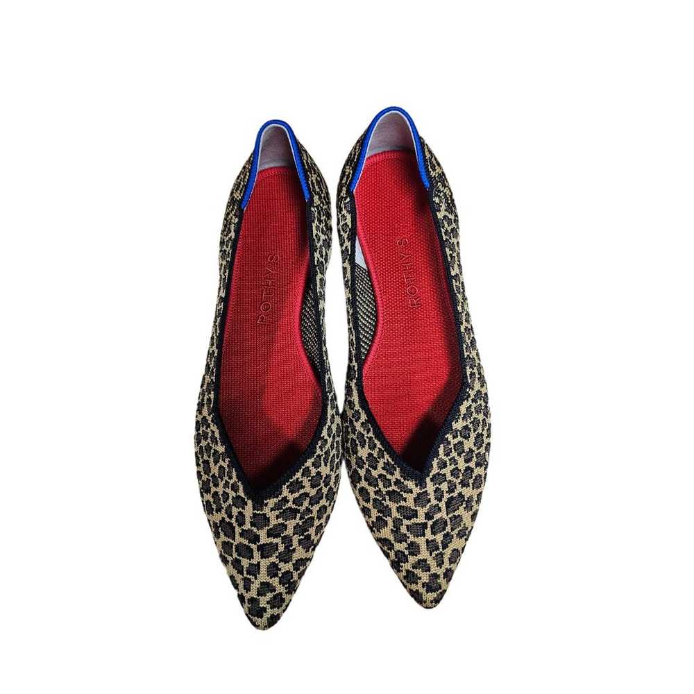 NWOB Rothy's Leopard Ballerina Pointy Flats ladie… - image 11