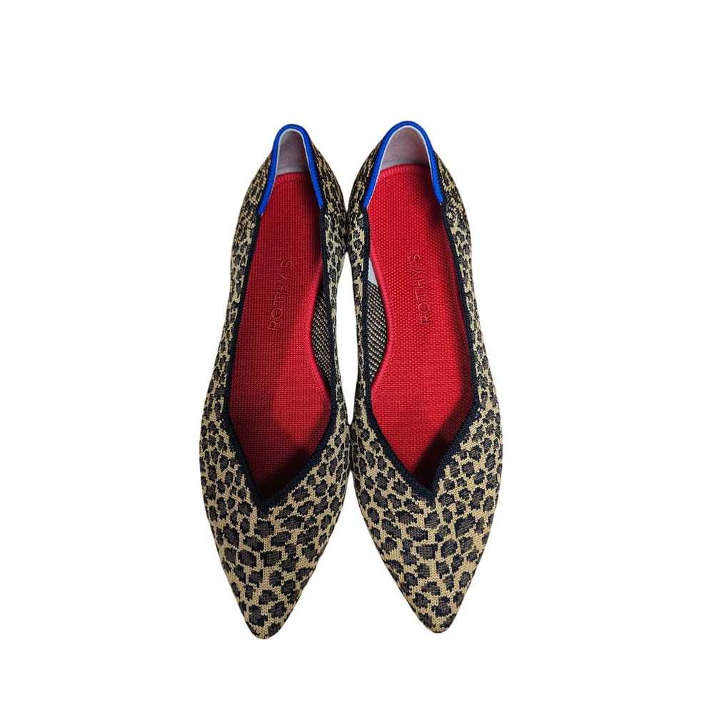 NWOB Rothy's Leopard Ballerina Pointy Flats ladie… - image 2