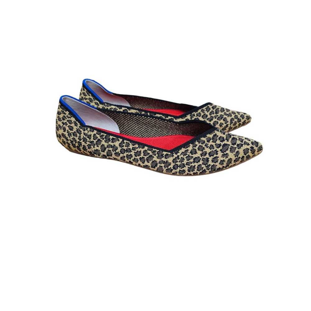 NWOB Rothy's Leopard Ballerina Pointy Flats ladie… - image 3