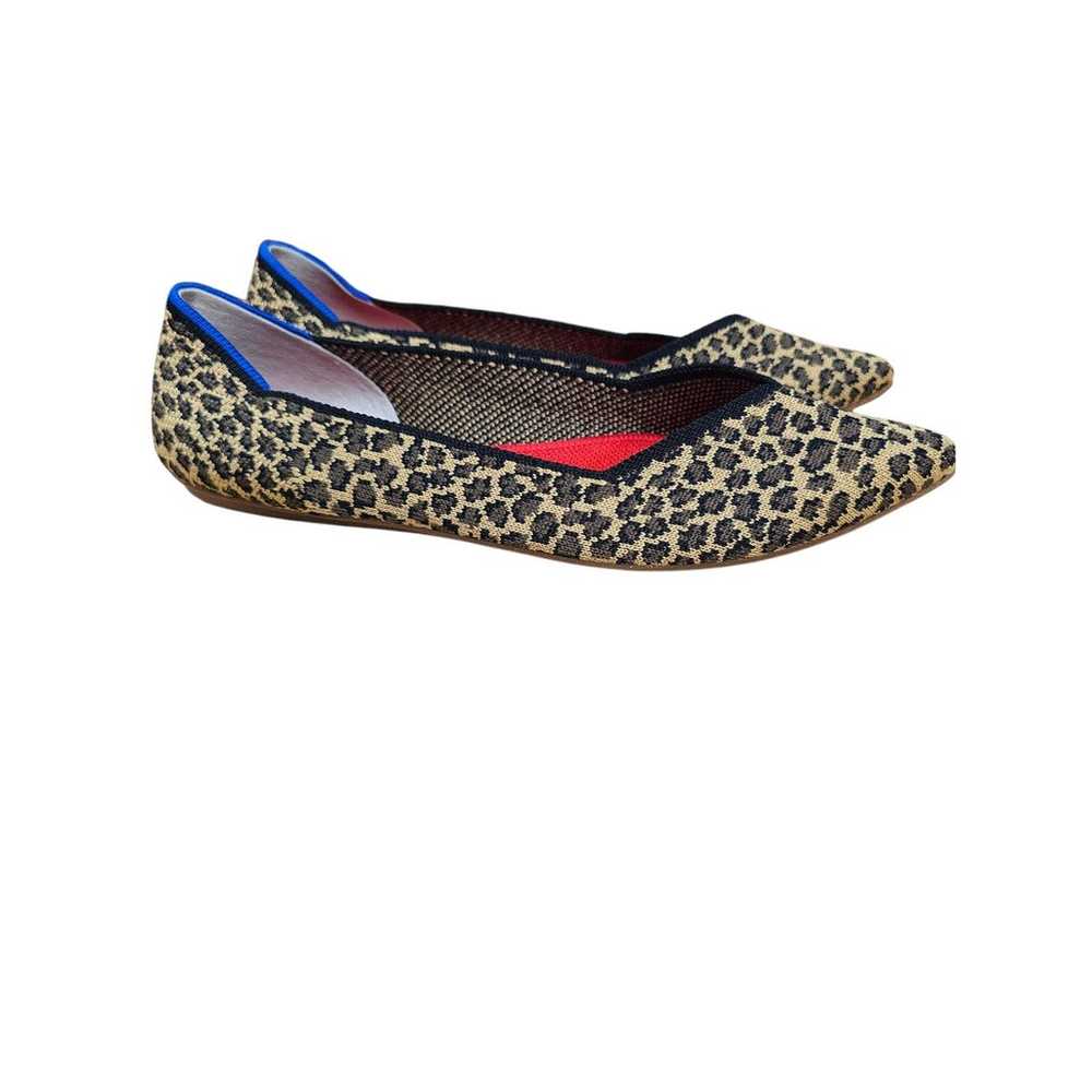 NWOB Rothy's Leopard Ballerina Pointy Flats ladie… - image 4