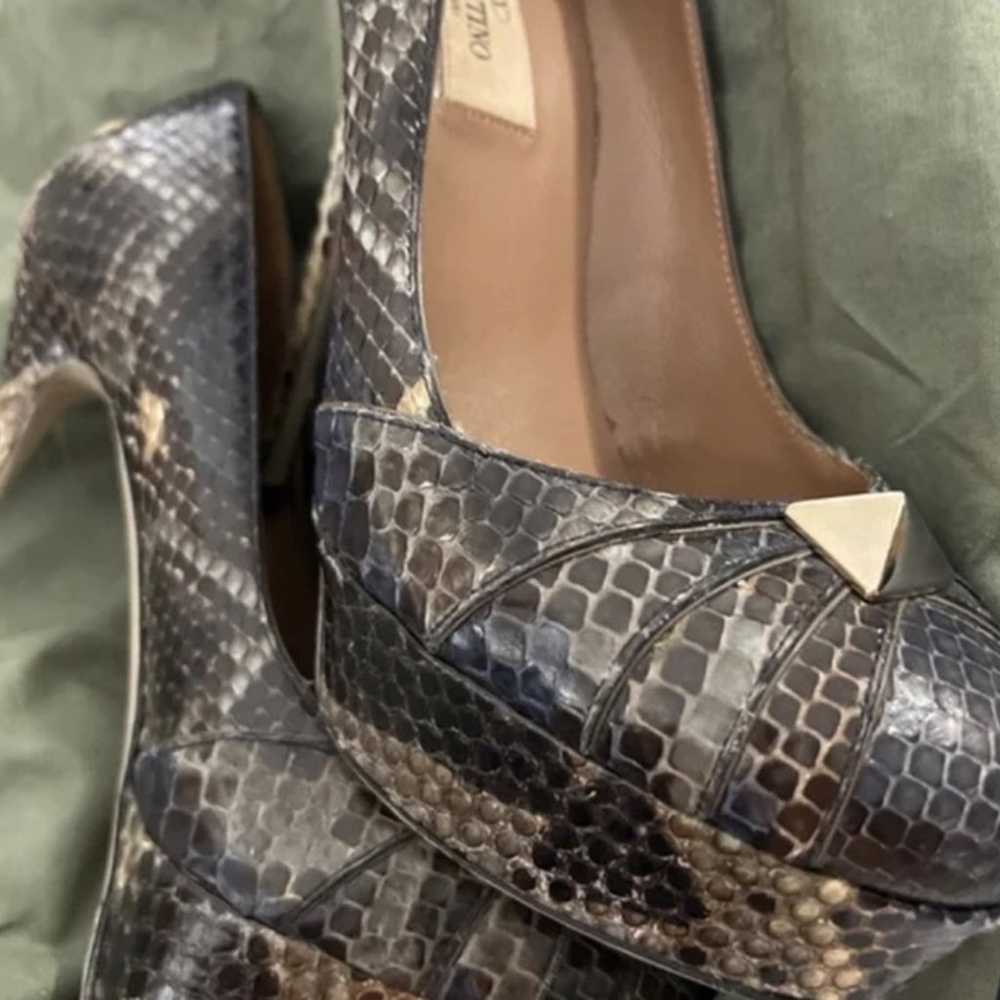 Snakeskin Heels - image 3