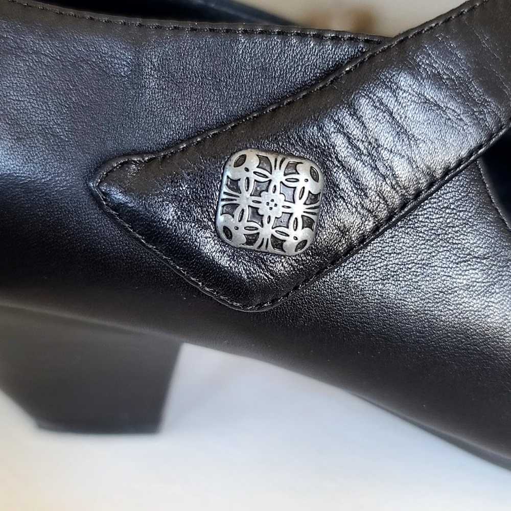 Dansko Betty Black Leather Mary Jane Heels Comfor… - image 9