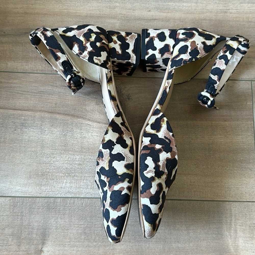 CABI “KIKI” Ankle Strap Leopard Print Shoes Women… - image 3