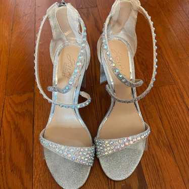 Jewel Badgley Mischka Wedding Heels - image 1