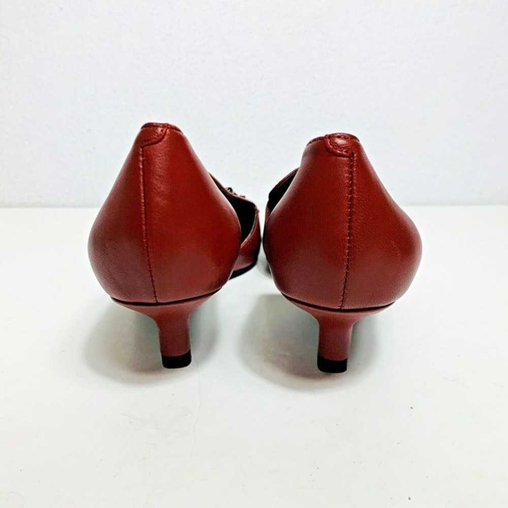 Charles & Keith Kitten Heel Slip On Sz 8 Pointed … - image 6