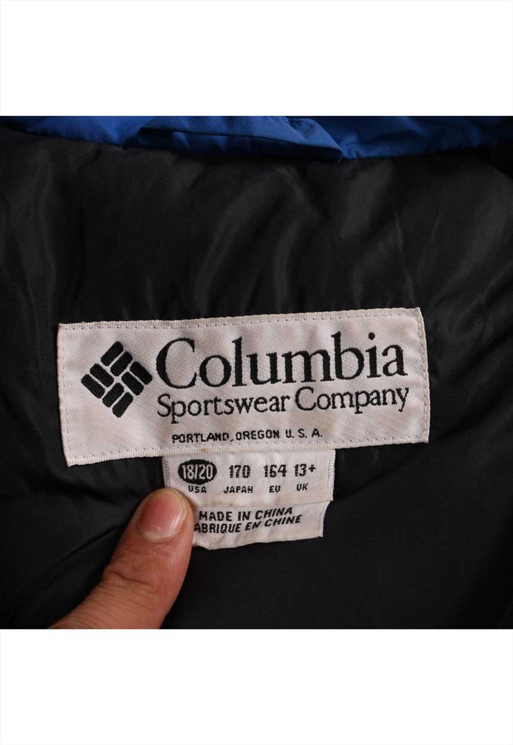 Vintage 90's Columbia Puffer Jacket Full Zip Up H… - image 3