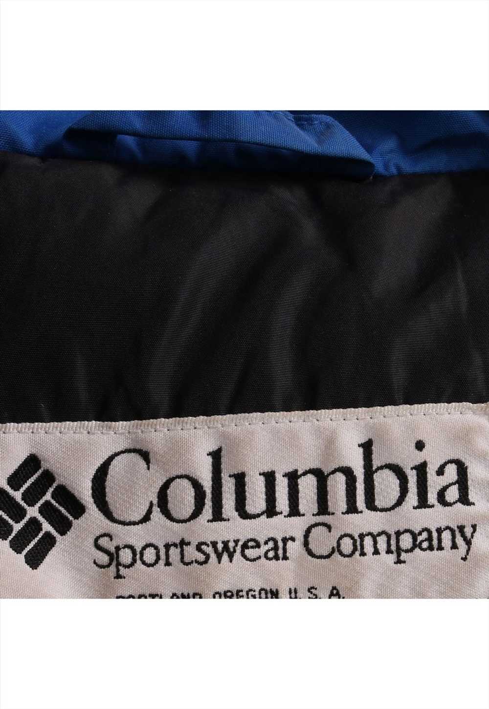 Vintage 90's Columbia Puffer Jacket Full Zip Up H… - image 4