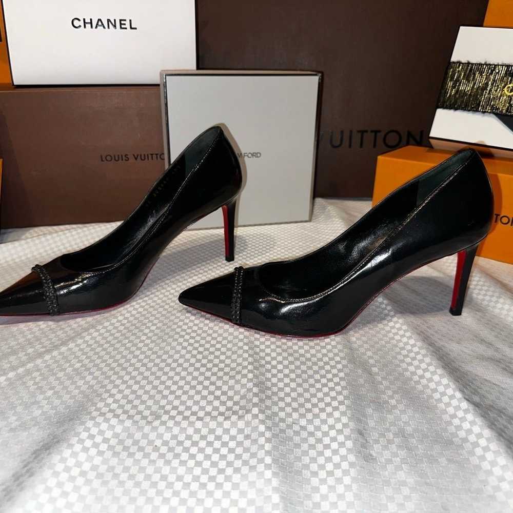 Yves Saint Laurent Black Heels 40.5 fit more like… - image 11