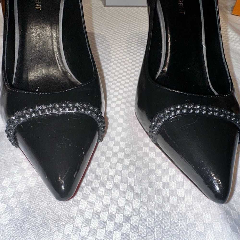 Yves Saint Laurent Black Heels 40.5 fit more like… - image 7