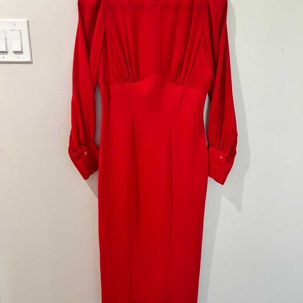 red dress size 6 - image 5