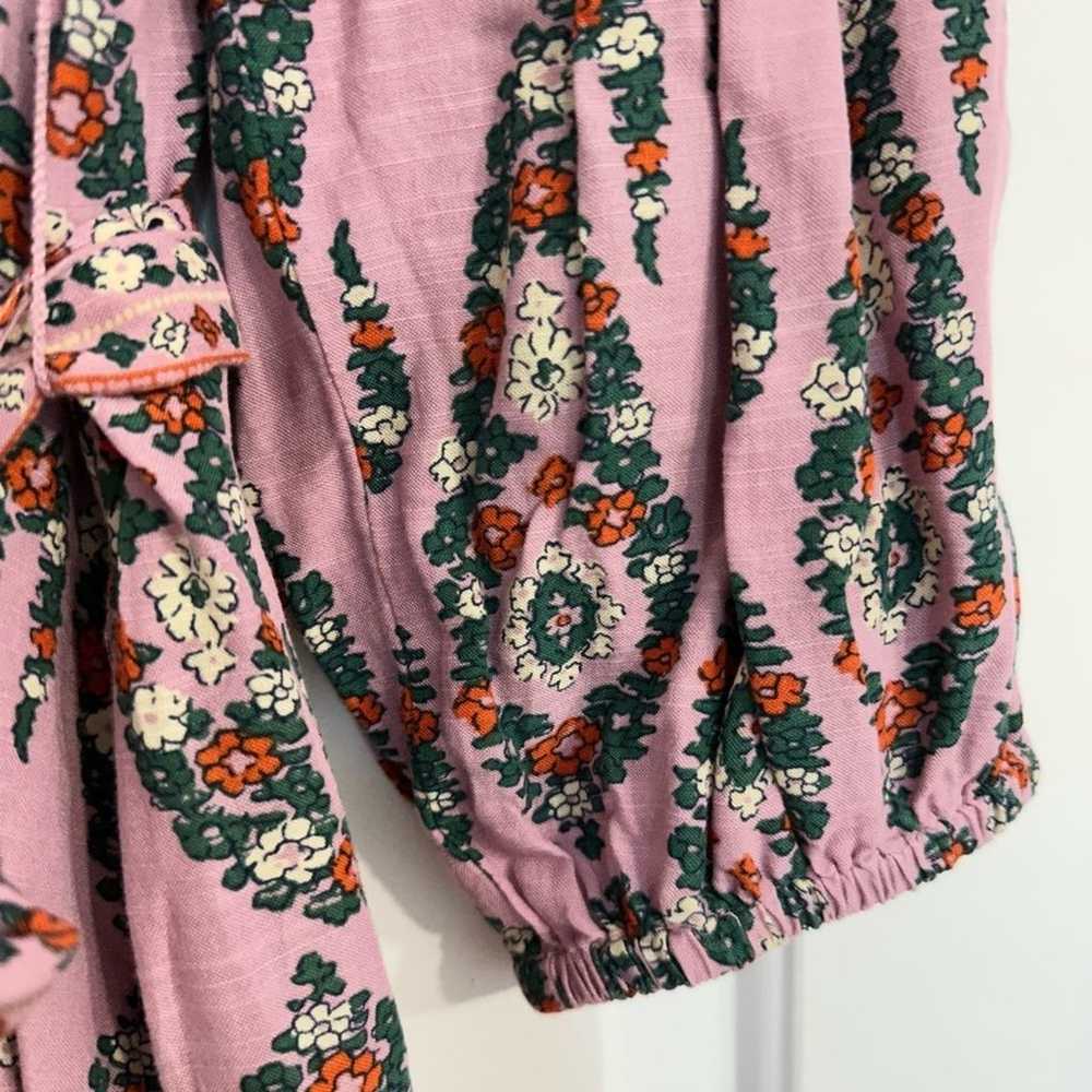 NWOT Knox rose Pink Floral Long Sleeve Dress Sz S… - image 5